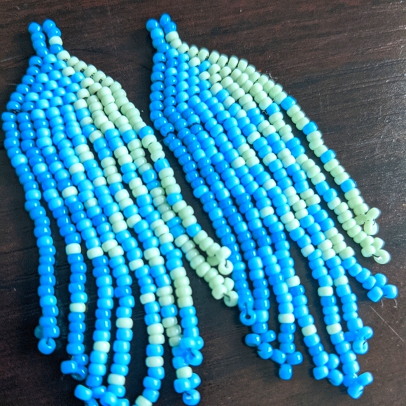 Ocean ombre earrings - Picture 1 of 1